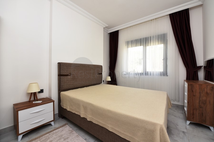 Zweizimmerwohnung mit Möbeln zur Miete in Mahmutlar