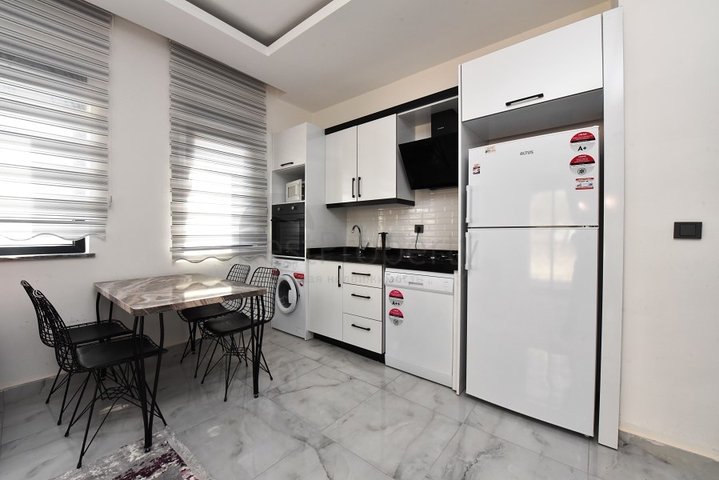 Zweizimmerwohnung mit Möbeln zur Miete in Mahmutlar