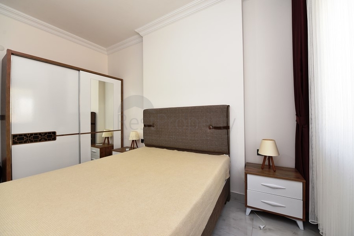 Zweizimmerwohnung mit Möbeln zur Miete in Mahmutlar