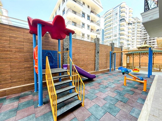 Zweizimmerwohnung mit Möbeln zur Miete in Mahmutlar