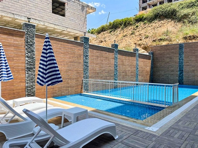 Zweizimmerwohnung mit Möbeln zur Miete in Mahmutlar