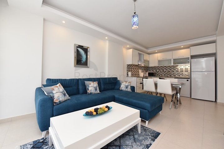 Möblierte 1+1-Wohnung im Stadtteil Avsallar