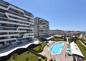 Möblierte 1+1-Wohnung im Stadtteil Avsallar