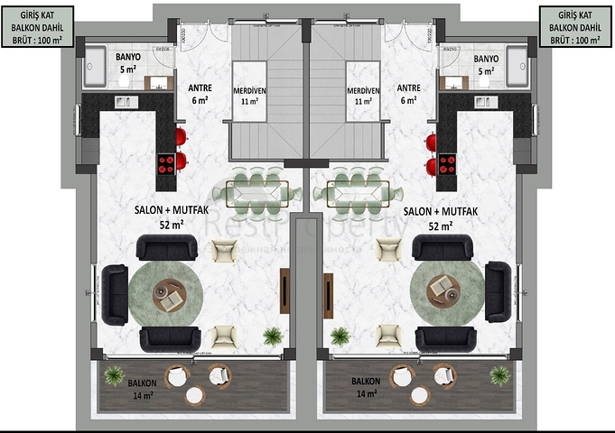 Neues Investitionsprojekt im Zentrum von Alanya