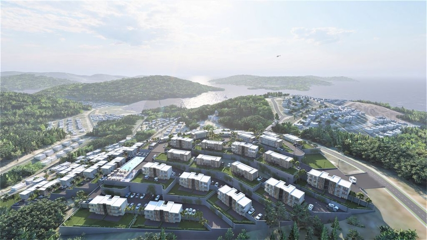 Öko-Komplex Villen mit Blick auf das Meer und den Wald !