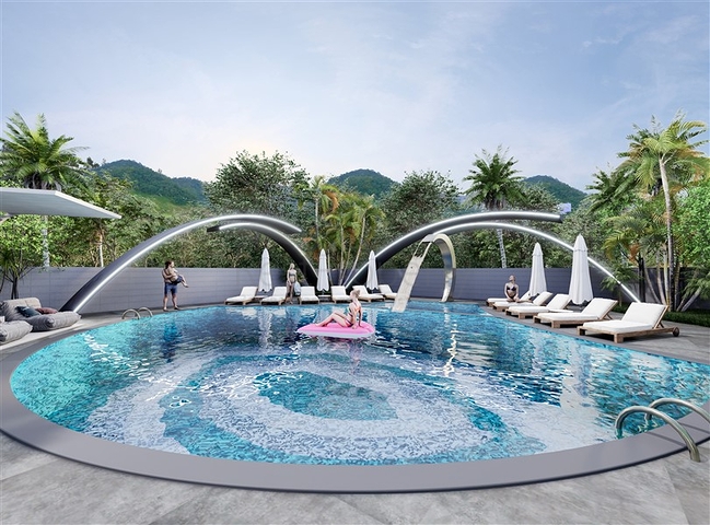 Clubhaus im Stadtteil Demirtas