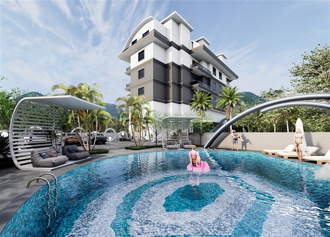 Clubhaus im Stadtteil Demirtas