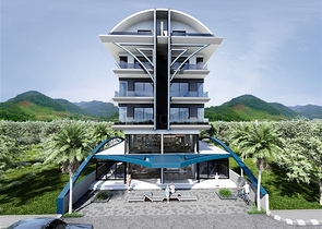 Clubhaus im Stadtteil Demirtas