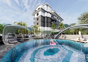 Clubhaus im Stadtteil Demirtas