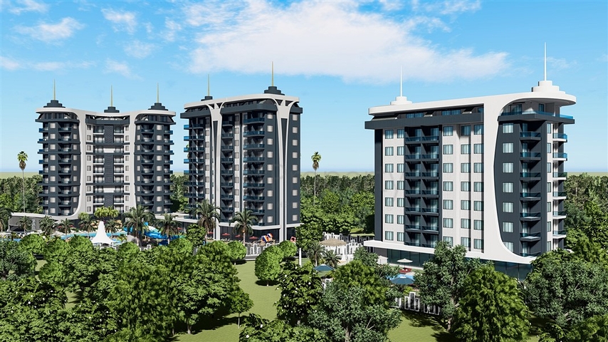 Projekt mit Hotelinfrastruktur im Ferienort Avsallar