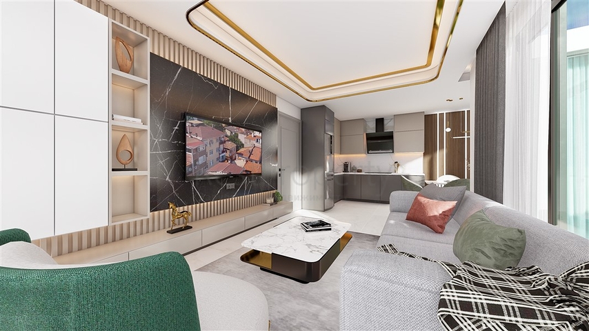 Tolles 2+1 Penthouse zum Verkauf im Stadtteil Mahmutlar 