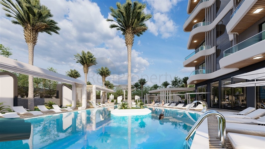 Tolles 2+1 Penthouse zum Verkauf im Stadtteil Mahmutlar 