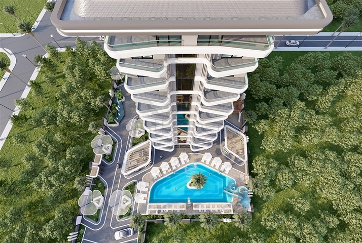 Tolles 2+1 Penthouse zum Verkauf im Stadtteil Mahmutlar 