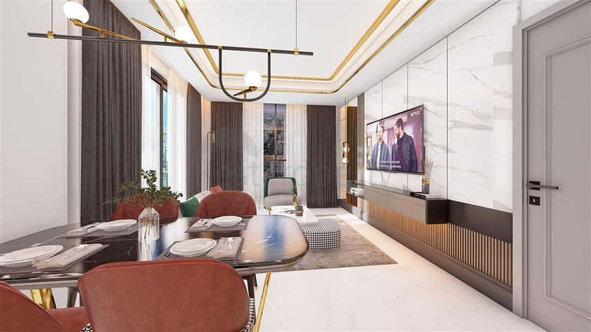 Tolles 2+1 Penthouse zum Verkauf im Stadtteil Mahmutlar 