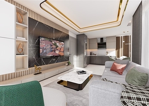 Tolles 2+1 Penthouse zum Verkauf im Stadtteil Mahmutlar 