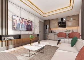 Tolles 2+1 Penthouse zum Verkauf im Stadtteil Mahmutlar 