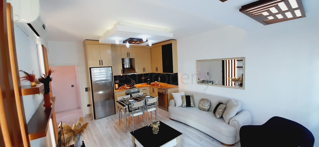 Gemütliche Dreizimmerwohnung im Zentrum von Mahmutlar