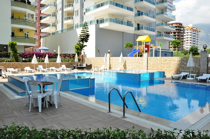 Gemütliche Dreizimmerwohnung im Zentrum von Mahmutlar