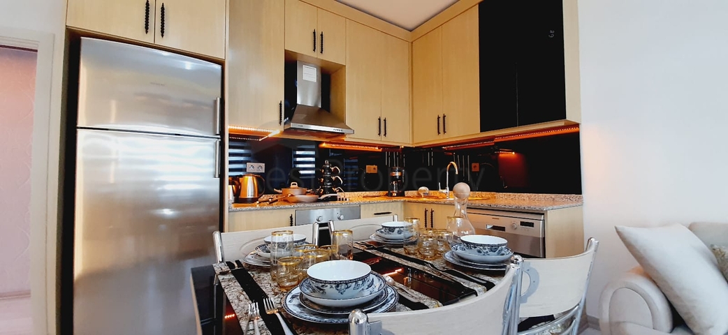 Gemütliche Dreizimmerwohnung im Zentrum von Mahmutlar