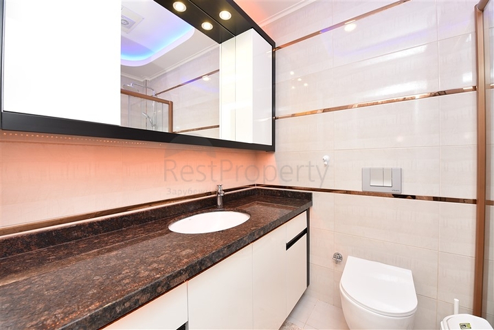 1+1 möblierte Wohnung in Mahmutlar mit Meerblick