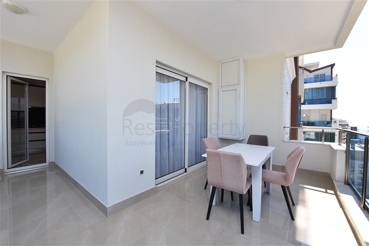 1+1 möblierte Wohnung in Mahmutlar mit Meerblick