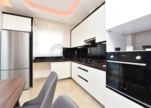 1+1 möblierte Wohnung in Mahmutlar mit Meerblick