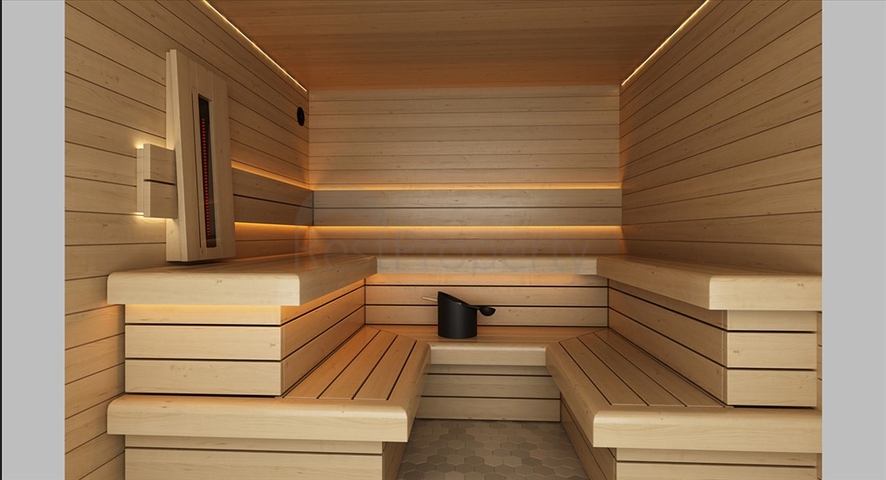 Wohnungen in einem Gebäudekomplex mit Hotelinfrastruktur im Bezirk Avsallar 