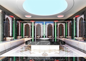 Wohnungen in einem Gebäudekomplex mit Hotelinfrastruktur im Bezirk Avsallar 