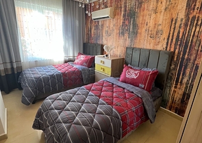 2+1 Apartment mit zwei Schlafzimmern in Mahmutlar