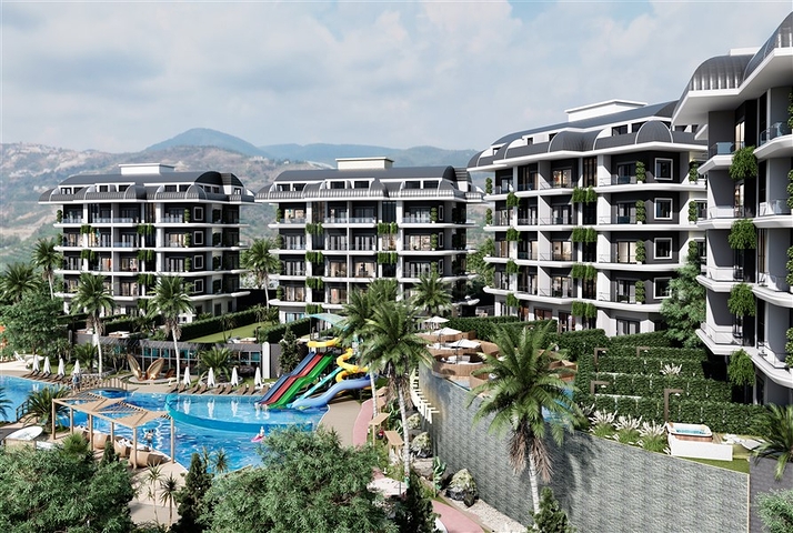 Neue Wohnanlage im Stadtteil Kargicak