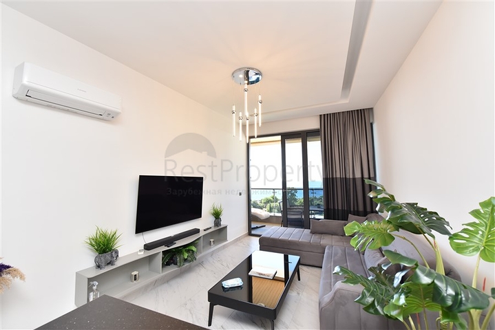 1+1 Wohnung mit Meerblick in einem neuen Komplex