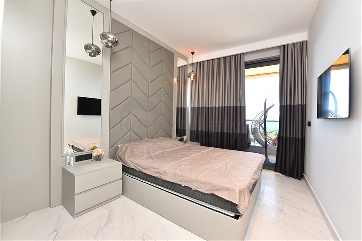 1+1 Wohnung mit Meerblick in einem neuen Komplex