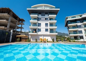 Apartment mit 1+1 Grundriss im gehobenen Viertel Oba