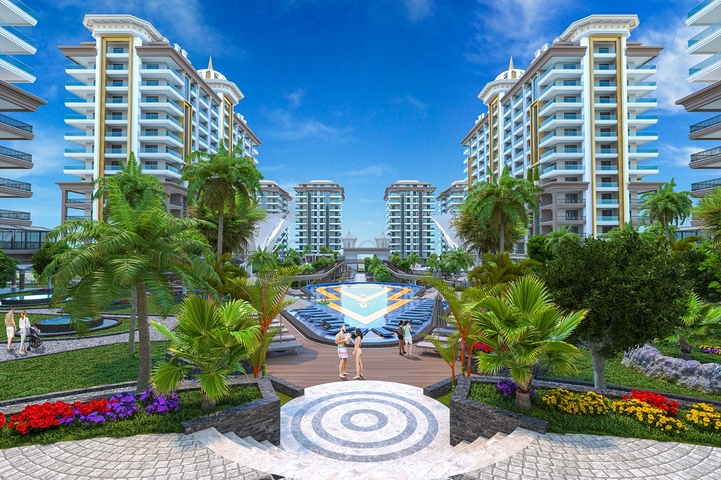 1+1 Premium Apartment in Mahmutlar mit eigener Terrasse 