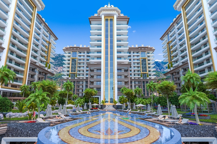 1+1 Premium Apartment in Mahmutlar mit eigener Terrasse 