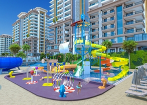 1+1 Premium Apartment in Mahmutlar mit eigener Terrasse 