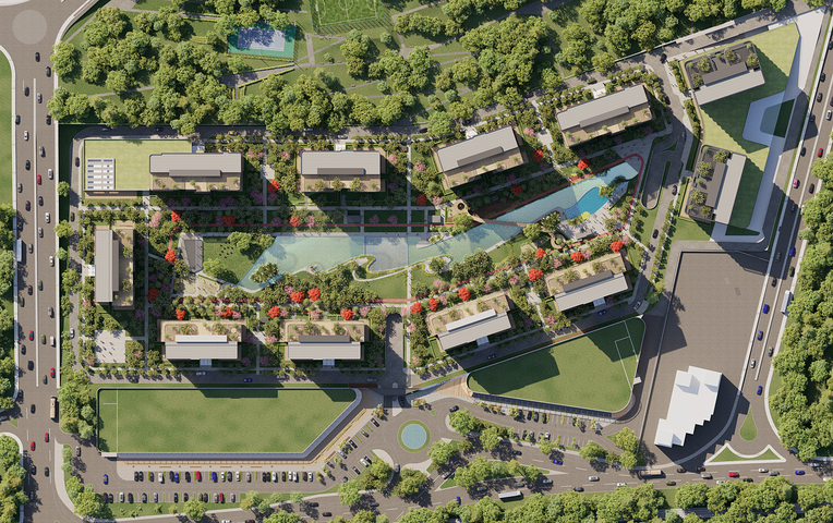 Das Projekt bietet einen ruhigen Lebensstil in den Armen der Natur