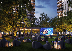 Das Projekt bietet einen ruhigen Lebensstil in den Armen der Natur