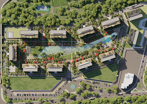 Das Projekt bietet einen ruhigen Lebensstil in den Armen der Natur