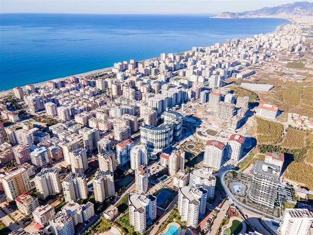 1+1 Wohnung im neuen Komplex des Bezirks Mahmutlar