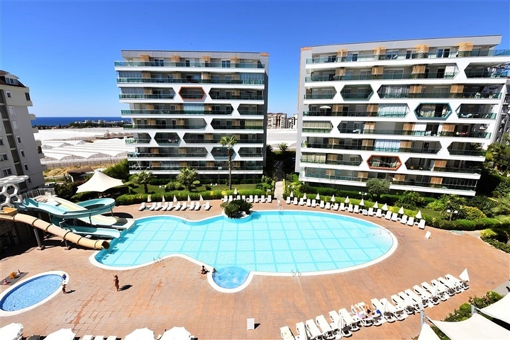 1+1 Wohnung in einem Komplex mit Hotelinfrastruktur im Bezirk Avsallar