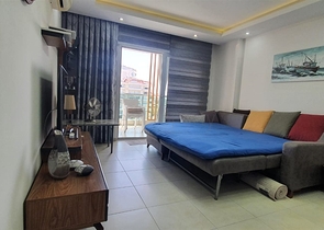 1+1 Wohnung in einem Komplex mit Hotelinfrastruktur im Bezirk Avsallar