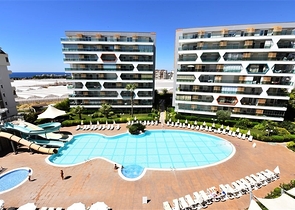 1+1 Wohnung in einem Komplex mit Hotelinfrastruktur im Bezirk Avsallar