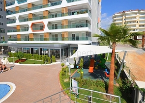 1+1 Wohnung in einem Komplex mit Hotelinfrastruktur im Bezirk Avsallar