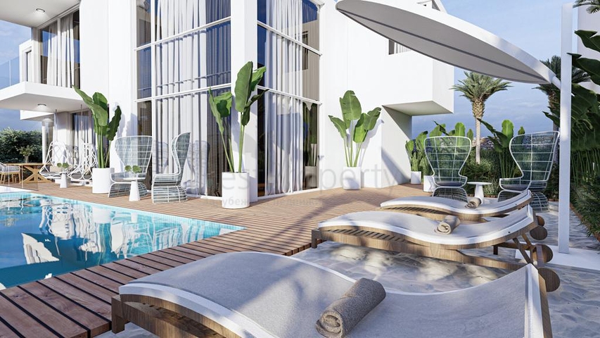 Schicke 4+1 Villa mit Panoramablick auf das Meer und die Festung  Schicke 4+1 Villa mit Panoramablick auf das Meer und die Festung