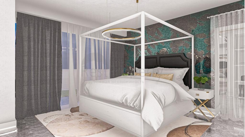 Schicke 4+1 Villa mit Panoramablick auf das Meer und die Festung  Schicke 4+1 Villa mit Panoramablick auf das Meer und die Festung