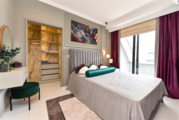 Möbliertes Penthouse im europäischen Bezirk Oba