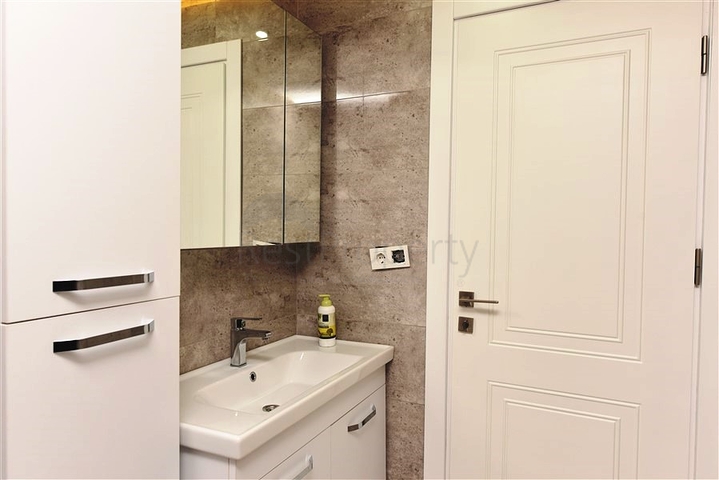 4+1 Penthouse mit offenem Blick auf das Meer und die Alanya-Festung