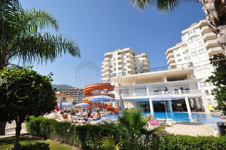 4+1 Penthouse mit offenem Blick auf das Meer und die Alanya-Festung