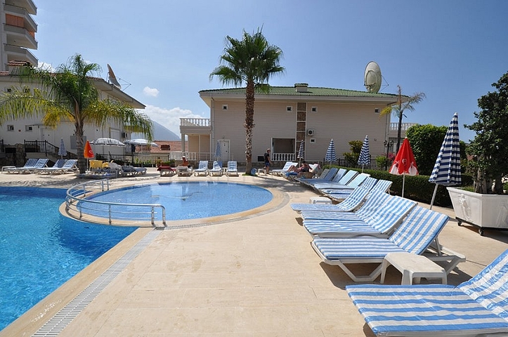 4+1 Penthouse mit offenem Blick auf das Meer und die Alanya-Festung